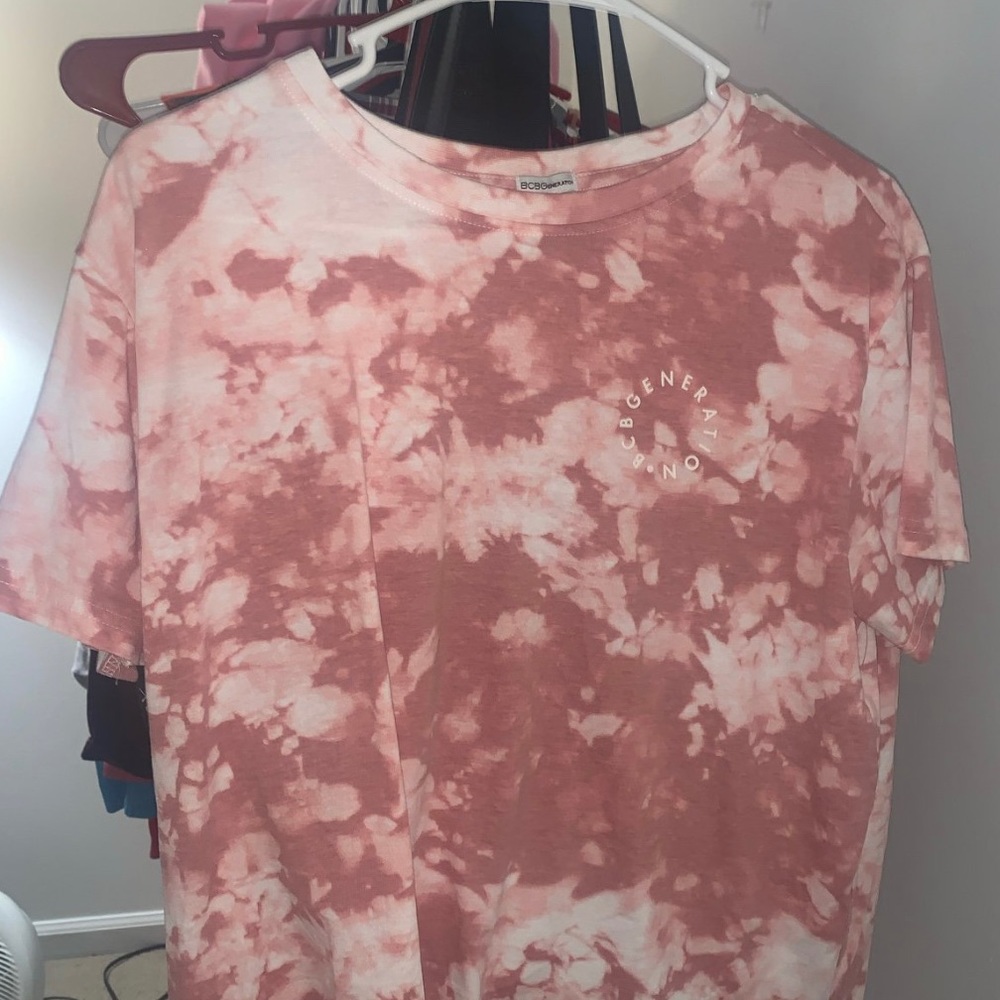 BCBG RARE TOP PINK TYE DYE